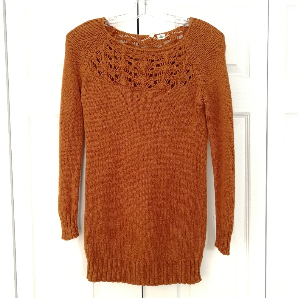 Anthro | Dashed Pointelle Pullover - image 3